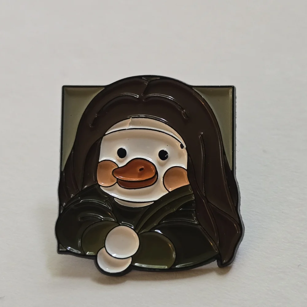 Mona Lisa as a Duck Pin